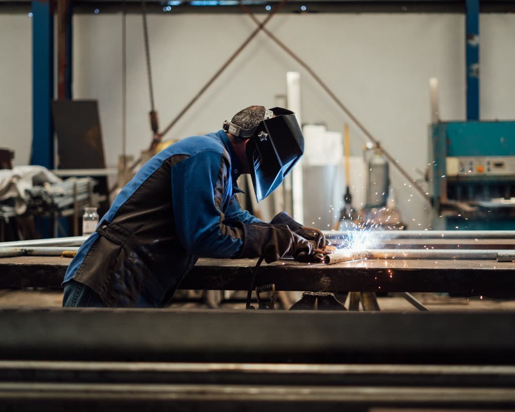Welding at Benitez Metal