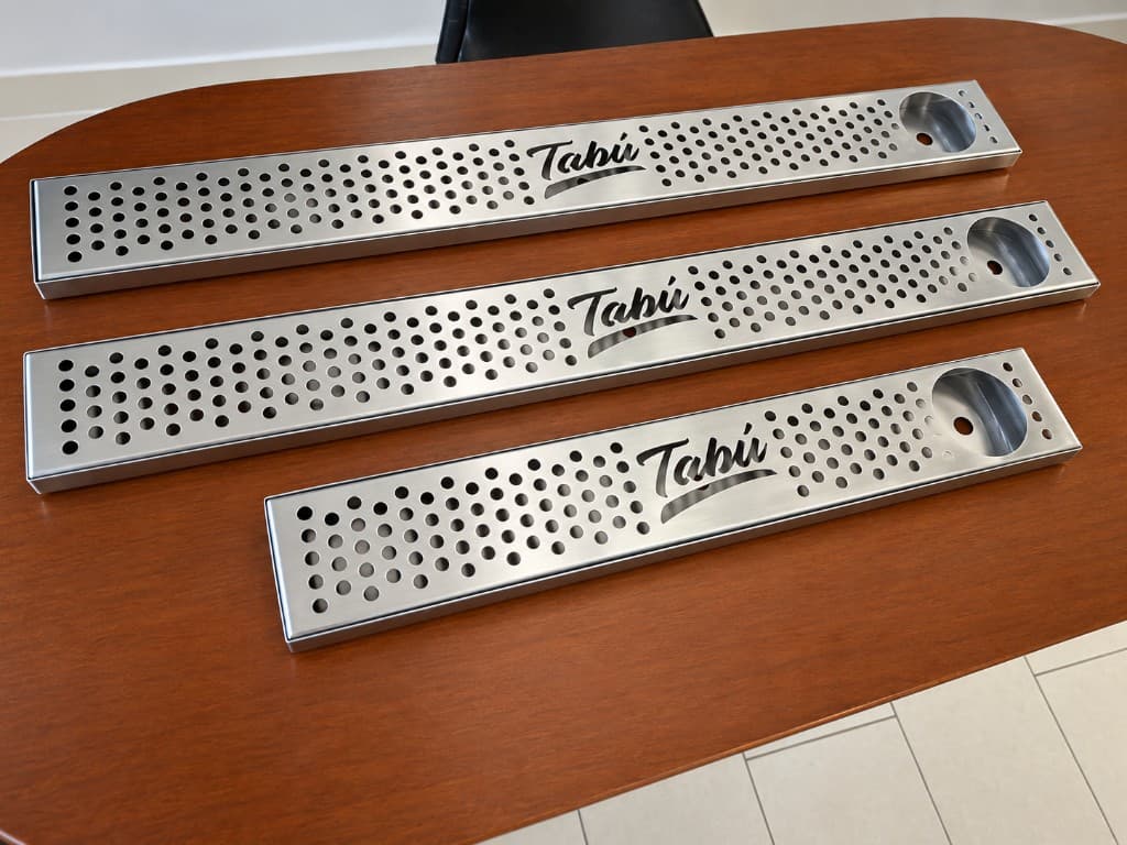 Perforated stainless Tabú drain covers